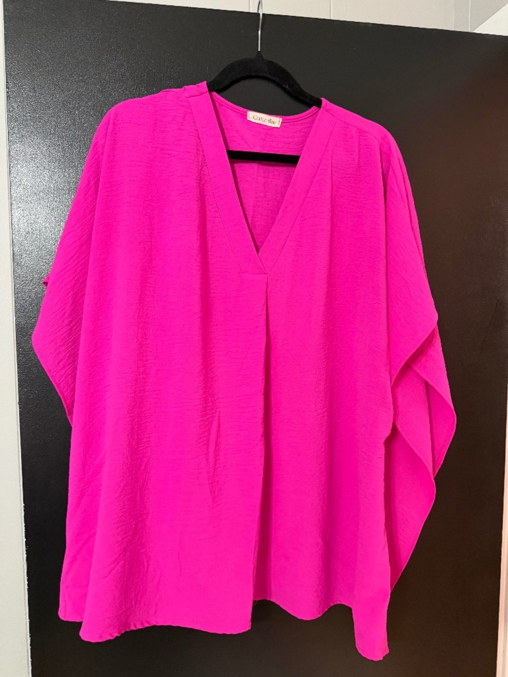 Cotton Bleu poncho style top size medium